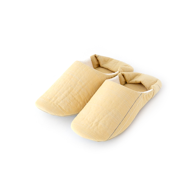 きはだ会津木綿 スリッパ・画像