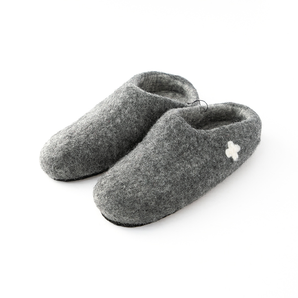 GREYメンズフェルトスリッパ・画像