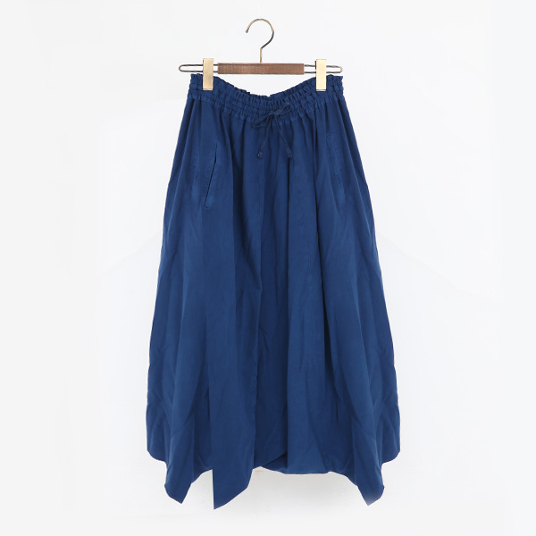 INDIGO-ISHバンブ-コットン サルエルパンツ・画像