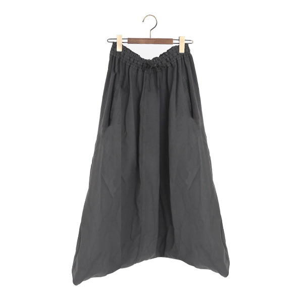 WASHEDBLACKバンブ-コットン サルエルパンツ・画像