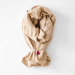 白茶おくるみスト-ル・画像