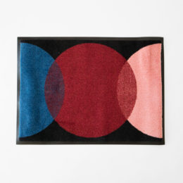 Spot - Black玄関マット・画像