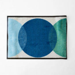 Spot - Blue玄関マット・画像