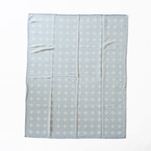 ライトブル-シュニ-ルコットン シングルブランケット（140×180）シャ-ンスンド・画像