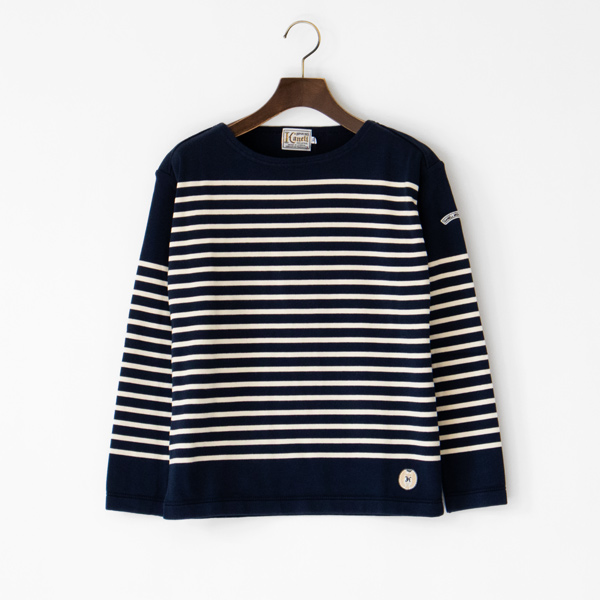 MARINE/ECRUボ-ダ-カットソ- BONAPARTE・画像