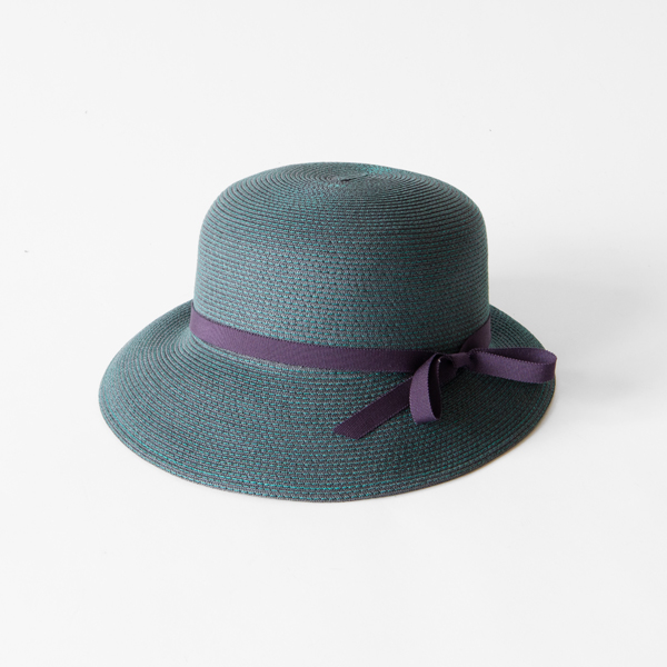 グレ-xブル-グリ-ン【受発注】ペ-パ-ブレ-ド ソフトハットブルトン・画像