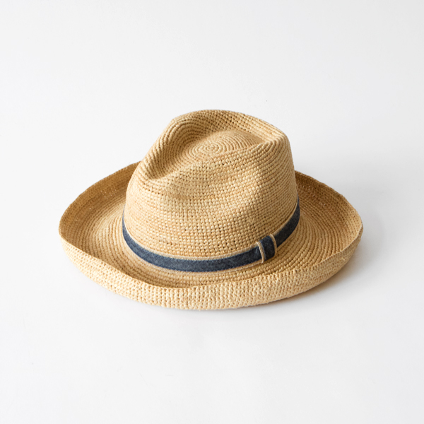 【受発注】ラフィアかぎ編み ポ-クセ-ラハット・画像