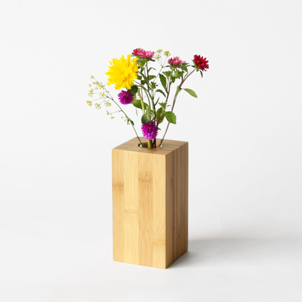 竹積層一輪挿し・画像