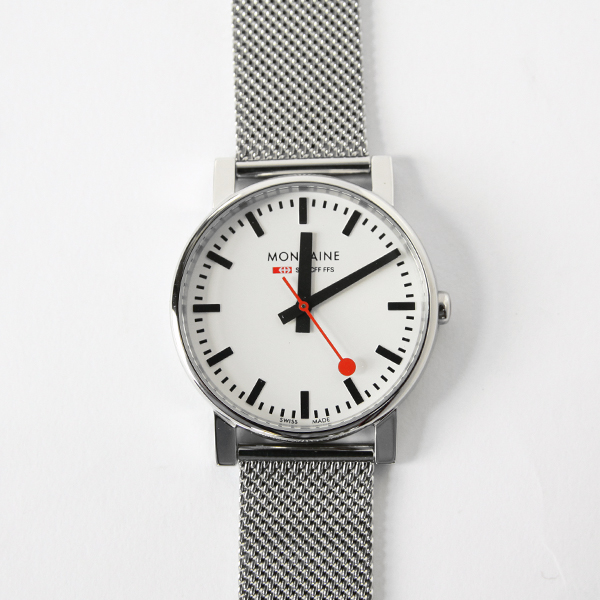 腕時計 エヴォ メンズ ホワイト×メッシュ・画像