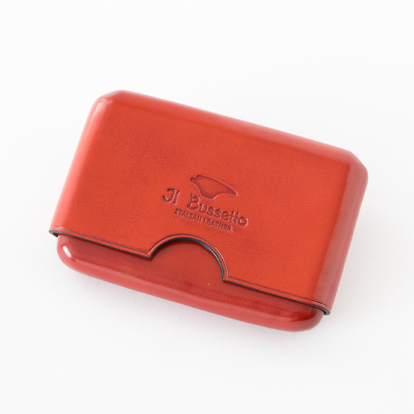 名刺入れ シ-ムレス レッド・画像