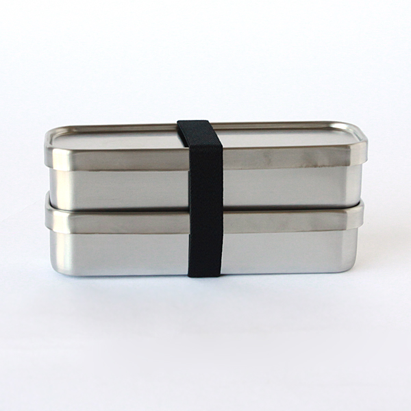 角長ランチボックス スリム 2段・画像