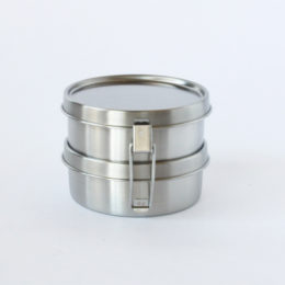 丸型ランチボックス 2段・画像