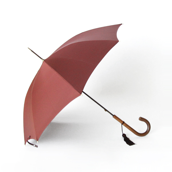 レディ-ス長傘 マラッカ/Wine・画像