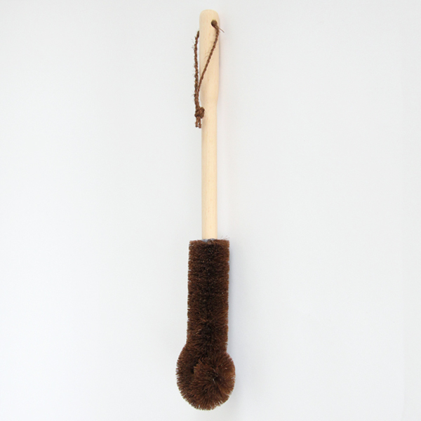 紀州棕櫚のたわし ポット用 ブナ柄・画像