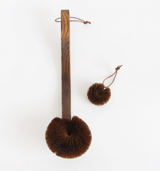 やさしいお風呂たわしセット まる・画像