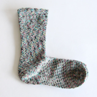 ブライトミックススプラッシュ・コットン メンズソックス・画像