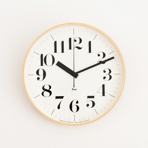 直径25.4cmリキクロック0401 電波時計・画像