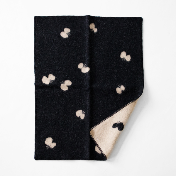 ミニブランケット（65×90）CHOUCHO ブラック・画像