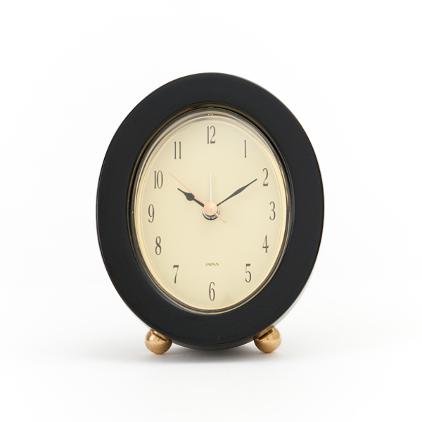 本朱置き時計・画像