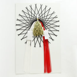 黒輪弧水引飾り・画像