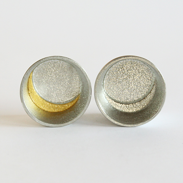 錫ぐい呑み 月・画像