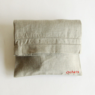 ナチュラルリネントラベルバッグ S・画像