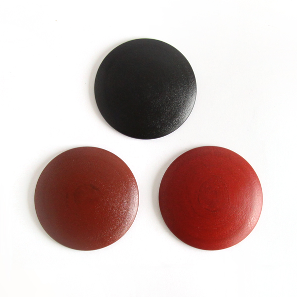 黒蒔地漆手鏡・画像