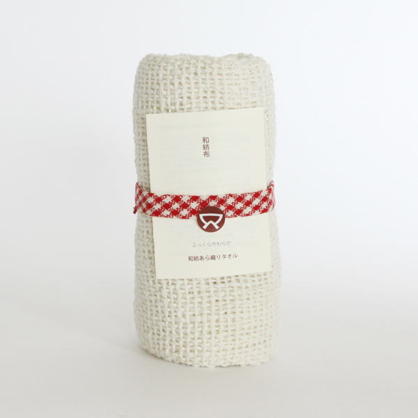和紡あら織りタオル・画像