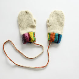 シャングリラ・ミット 2歳用 オフホワイト・画像