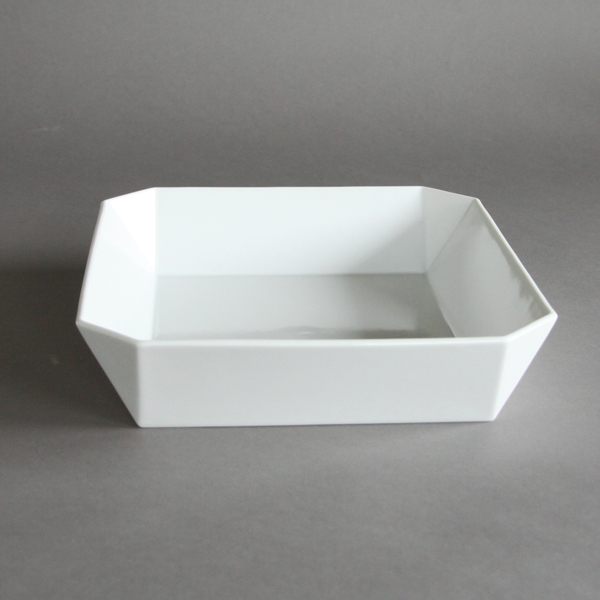 220TY スクエア ボウル ホワイト・画像