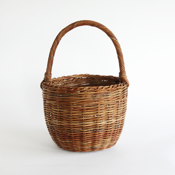 【別注】あけびのかご（丸篭一本手）・画像