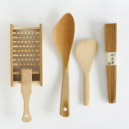 竹の道具4種セット・画像