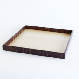 すずかけ素箱 角盆・画像