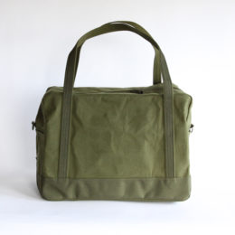 daily boston bag khaki・画像