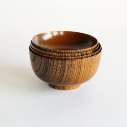 四つ椀 拭漆・画像