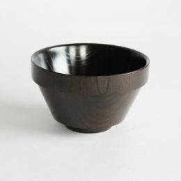 黒拭漆スタッキング ボウル・画像