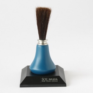 起き上がりパソコンブラシ 青・画像