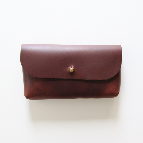 BrownFLAP POUCH-L・画像