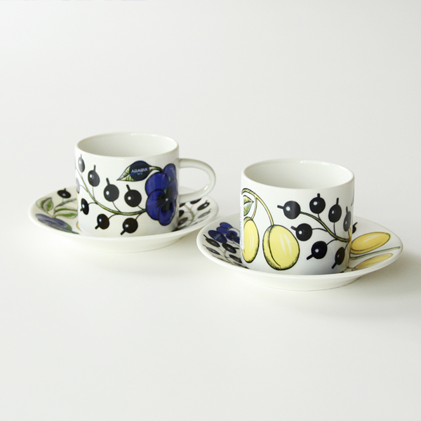 イエロ-Paratiisi コ-ヒ-カップ&ソ-サ- ペアセット・画像