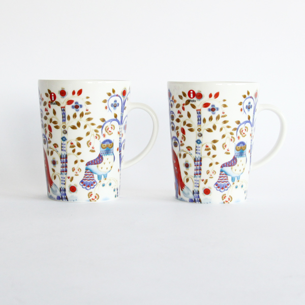 ホワイトTaika マグカップ ペアセット・画像