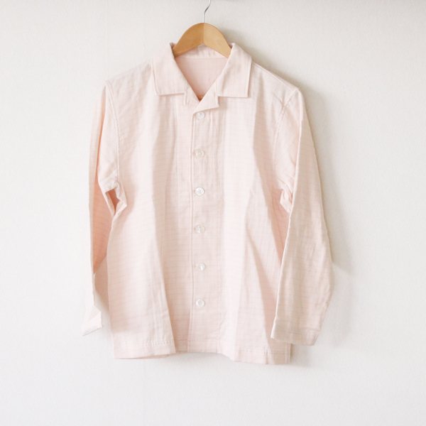 Sダブルガ-ゼパジャマ ピンク・画像