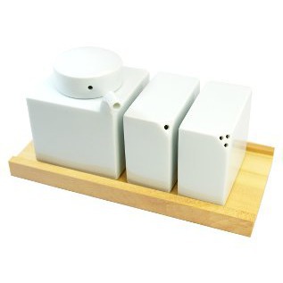 3点コンディメントセット（木台付）・画像