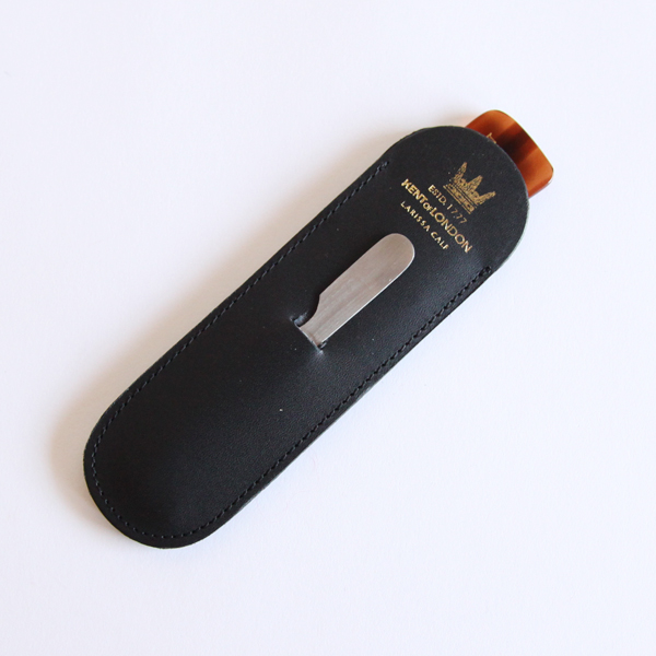 KENT メンズ ポケットコ-ム (革ケ-ス & 爪やすり付)・画像