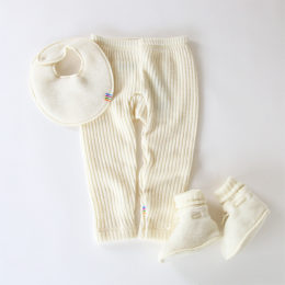 オフホワイト出産祝い 3点セット・画像