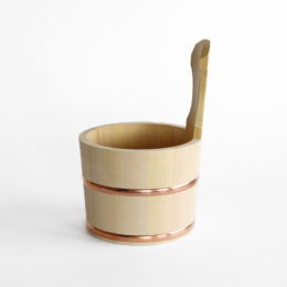 さわら片手汲み桶・画像