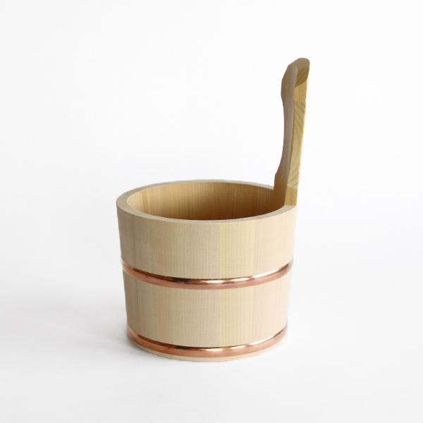 さわら片手汲み桶・画像