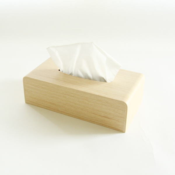 ティッシュボックスカバ- ホワイトオ-ク・画像