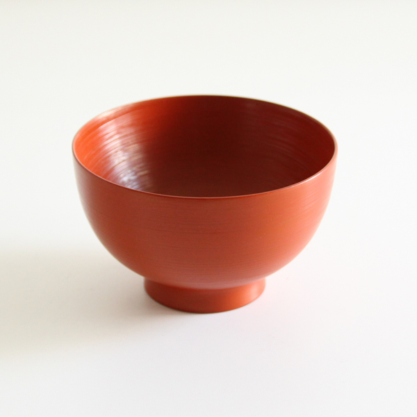 刷毛目椀（限定品） 赤・画像