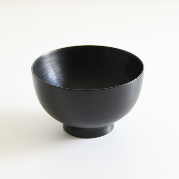 刷毛目椀（限定品） 黒・画像