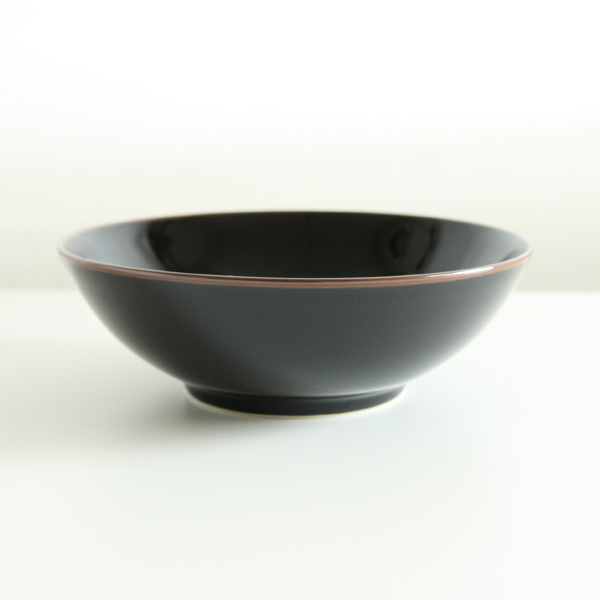 天目7寸浅平鉢・画像